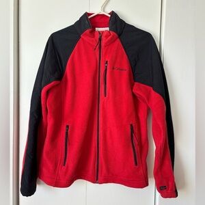 ✨ Columbia Fleece Zip-Up Jacket – Size L ✨